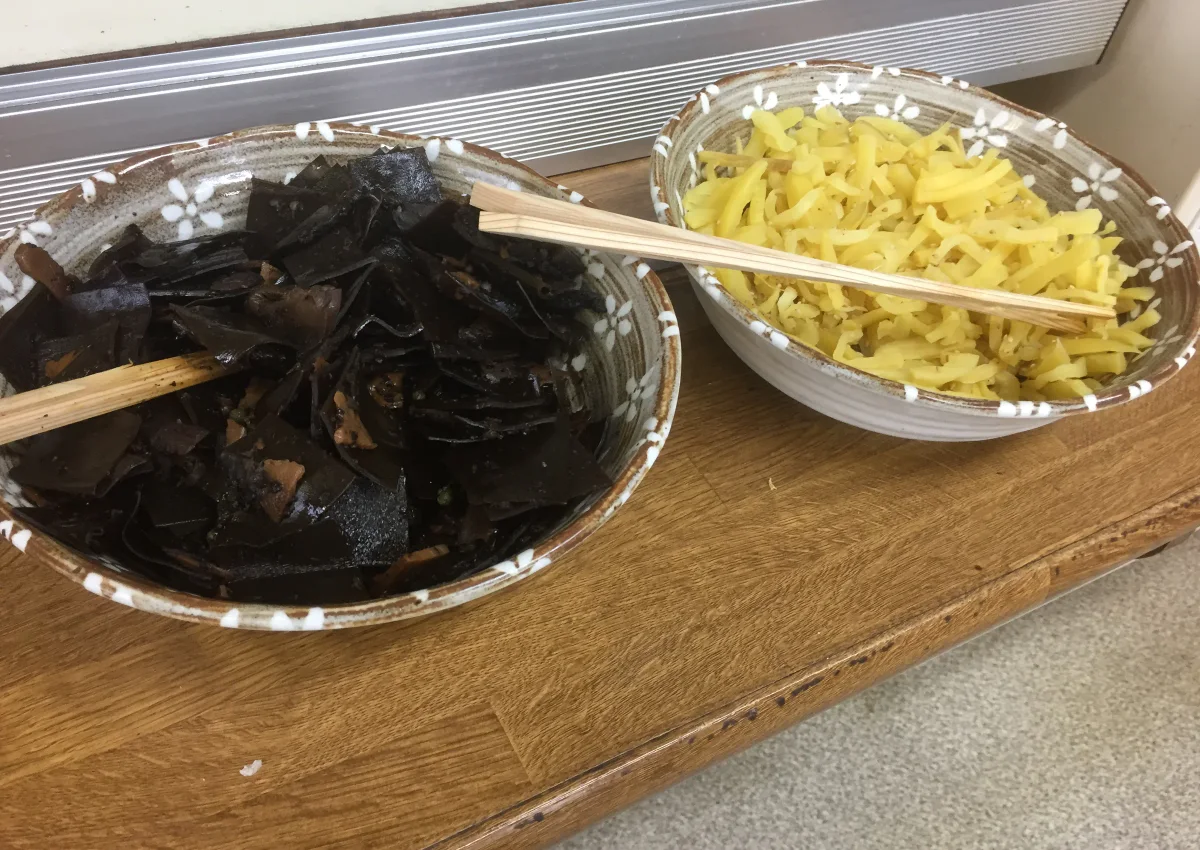さんろく茶屋のお漬物
