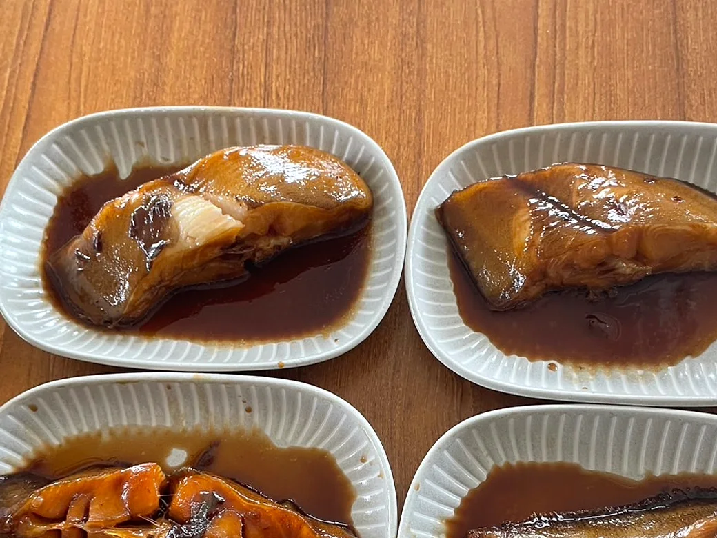 さんろく茶屋の煮魚。葛城市の昼ごはんに合うおかず